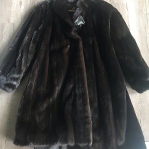 Mink coat.  Car coat